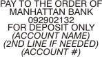 Deposit-Manhattan Bank - Manhattan