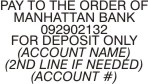 Deposit-Manhattan Bank - Manhattan