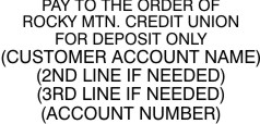 Deposit-Rocky Mountain Credit Union