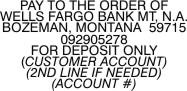 Deposit-Wells Fargo Bank MT, N.A.