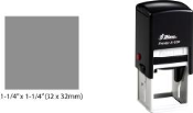 Shiny S-530 Self-Inking Stamp. Impression Size: 1-1/4" X 1-1/4"