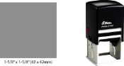Shiny S-542 Self-Inking Stamp. Impression Size: 1-5/8" X 1-5/8"