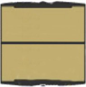 Pad; Self-Inking Stamp Pad; Stamp Pad; Replacement Pad; Replacement Stamp Pad; Ink Pad; Replacement Ink Pad, Two Color split evenly top and bottom.  Fits Shiny S-542, and Ideal 5742 Plastic Self-Inking Stamps.