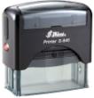 Shiny Brand Self-Inking Rubber Stamp, 1-1/16" X 2-9/16".  This Size Self-Inking Rubber Stamp is a great multi-purpose stamp size and is perfect for the Montana Notary Seal.  It also works well as a bank endorsement stamp, can have up to 8 lines of type.