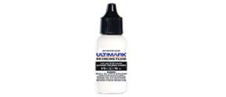 Re-Inking Fluid for Ultimark Flash Style Pre-Inked Stamps, 2 Ounce, Oil Based.  Black, Blue or Red